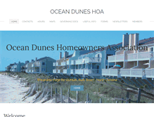 Tablet Screenshot of oceandunesresortnc.com